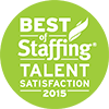 Best of Staffing 2015 - Talent Satisfaction